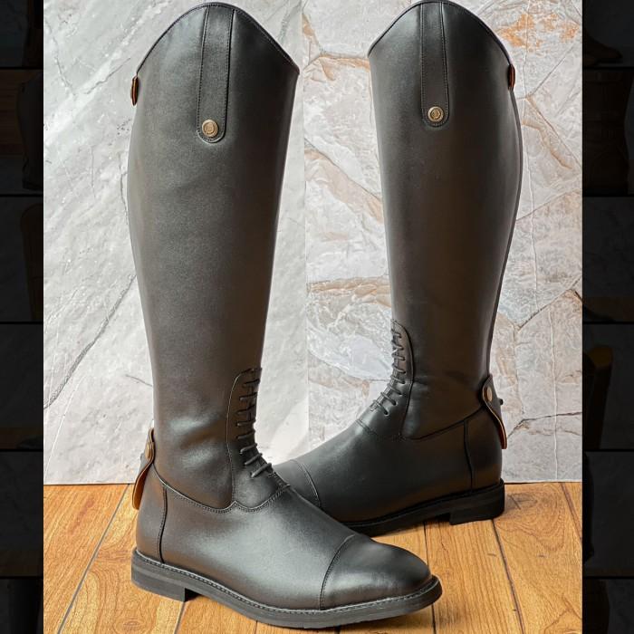 Gambar JWK SEPATU TUNGGANG KUDA FULL KULIT SEPATU BERKUDA WSICX MODEL CUSTOM - Hitam, 36 dari adada_didas_olshop undefined Tokopedia