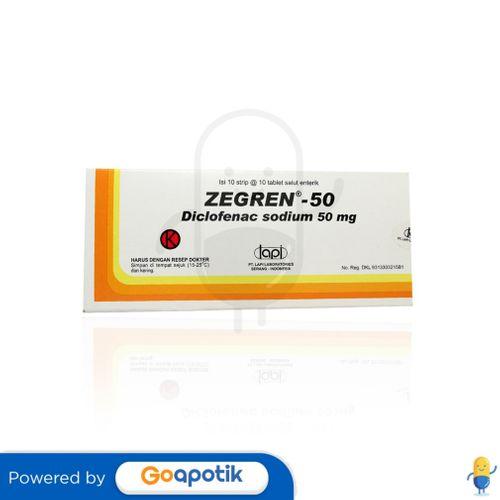 Gambar ZEGREN 50 MG BOX 100 TABLET dari Apotek Sehat Abadi by GoApotik undefined Tokopedia