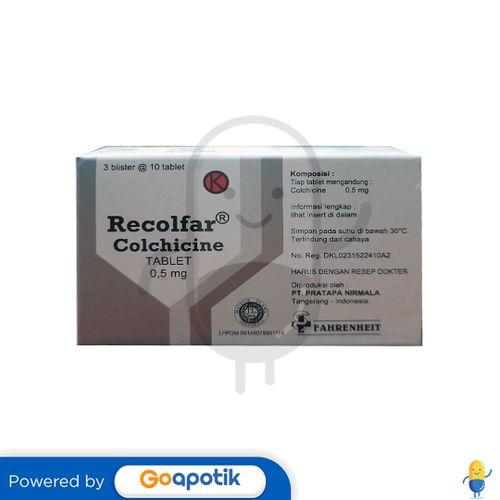 Recolfar Jual RECOLFAR 0.5 MG BOX 30 TABLET - Kota Tangerang Selatan - Apotek ...