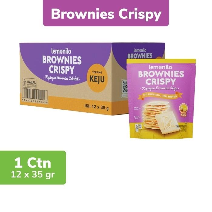 Gambar Lemonilo Brownies Crispy Rasa Chocochips dan Keju 12 Pcs - Keju dari The Buddy undefined Tokopedia