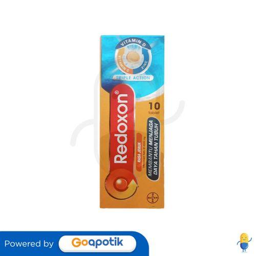 Gambar REDOXON TRIPLE ACTION RASA JERUK TUBE 10 TABLET EFFERVESCENT dari Apotek Babah Uti By GoApotik undefined Tokopedia