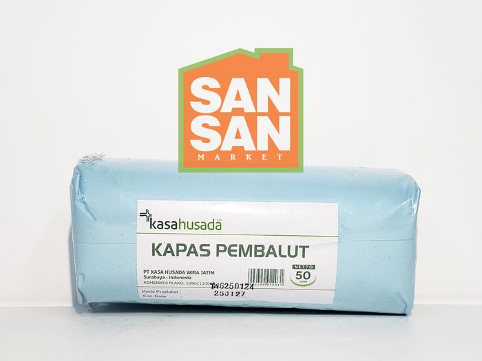 Gambar Kapas Pembalut Kasa Husada 25 gr/ 50 gr - 25 gr dari SansanMarket undefined 4 Tokopedia