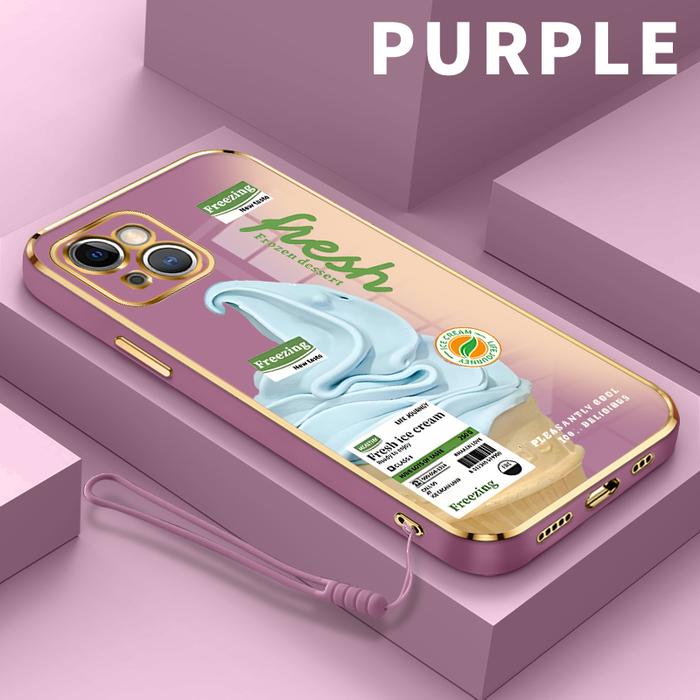 Gambar Casing Hp For Tecno Spark Go 2020 Spark 4 5 Pro 6 Go 8C 10 4G 10C Go 2022 2023 Camon 12 15 Air 16 S Pop 7 Pro Pova 5 Pova Neo 2  Soft Silicon Lens Prtector Blue Ice Cream Desserts - Ungu(Purple), Tecno Spark 10C dari Jvirag Case undefined Tokopedia