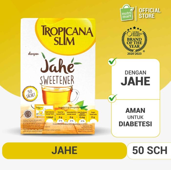 Gambar Tukuyuu Tropicana Slim Sweetener Jahe (50 Sch) - Pengganti Gula dari tokotokoan90 undefined Tokopedia