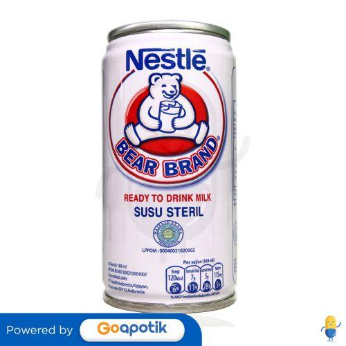 Gambar BEAR BRAND SUSU STERIL 189 ML KALENG dari Apotek Victoria Farma Badung undefined Tokopedia