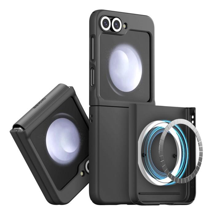 Gambar Case for Samsung Galaxy Z Flip 6 Flip6 ARAREE Aero Flex M with Hinge Engsel Protection Magnetic MagSafe Slim Design Wireless Charging Protective Casing Cover - Black dari Araree Indonesia Kota Administrasi Jakarta Barat Tokopedia