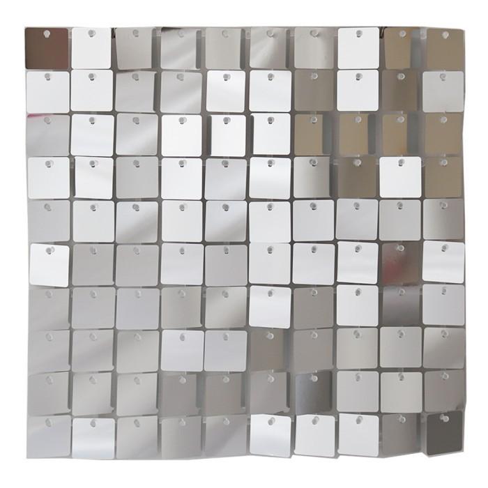 Gambar 30*30cm Sequin Tile Backdrop Wall Panel Square Backdrop Dekorasi - Perak dari Gula Jawa0601 undefined Tokopedia