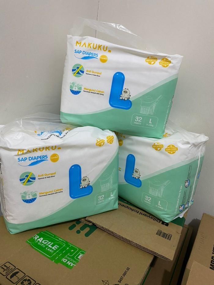 Gambar PAMPERS MAKUKU Air Diapers Comfort Pants XL32,L32 - XL32 - XL32 dari RIBS Collection undefined Tokopedia