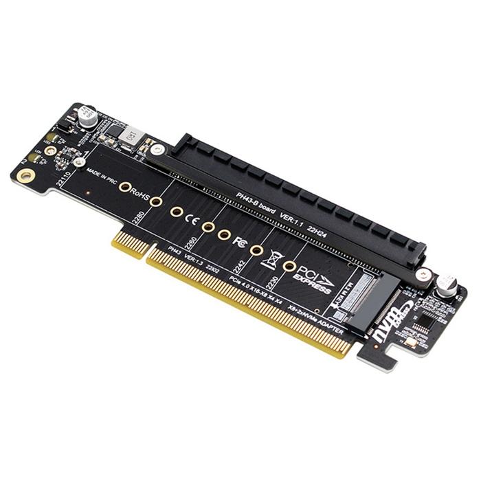 Jual Split Expansion Riser Card PCIE X16 To NVME SSD
