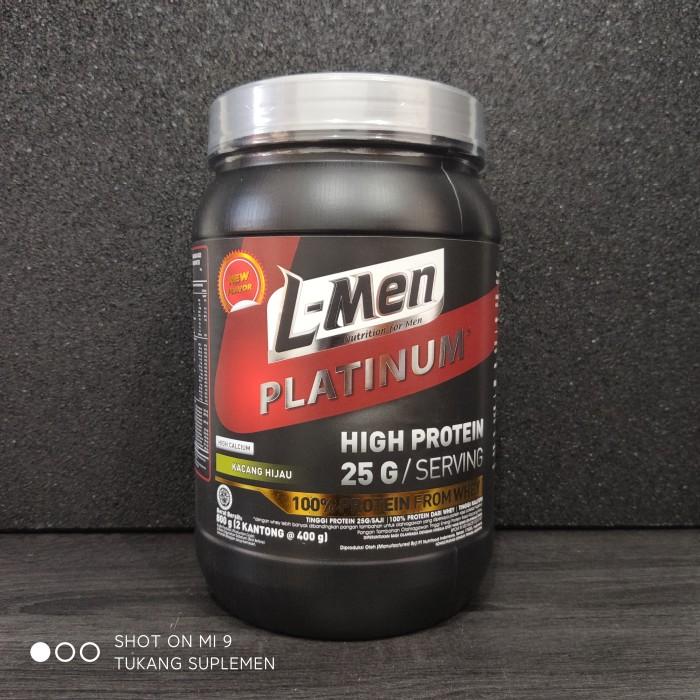 Gambar [TIDAK DIRAGUKAN] TERBUKTI KUALITASNYA!! L-Men Lmen Platinum 800gr 800 Gr Choco Latte Kacang Hijau Ketan Hitam - Kacang Hijau dari MAJUKAYAK12 undefined Tokopedia