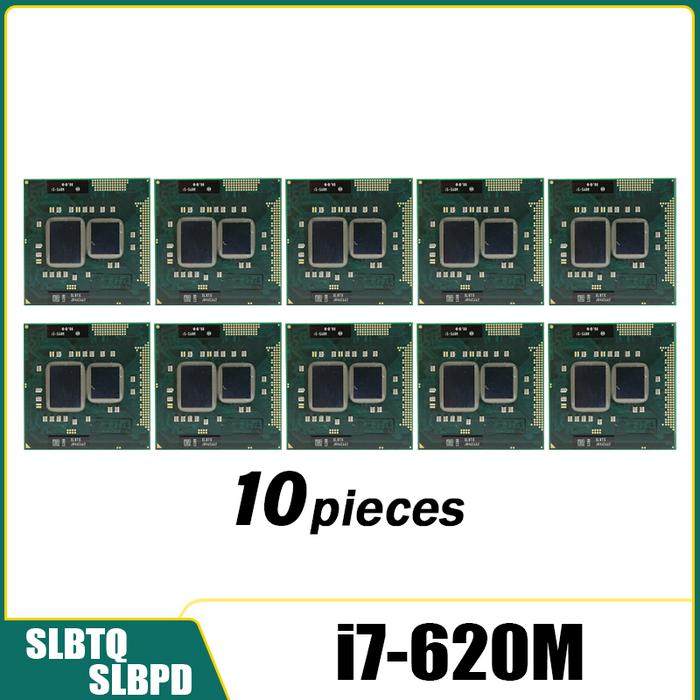 Jual Original 10pcs Core i7-620M i7 620m Laptop CPU PGA988 SLBTQ