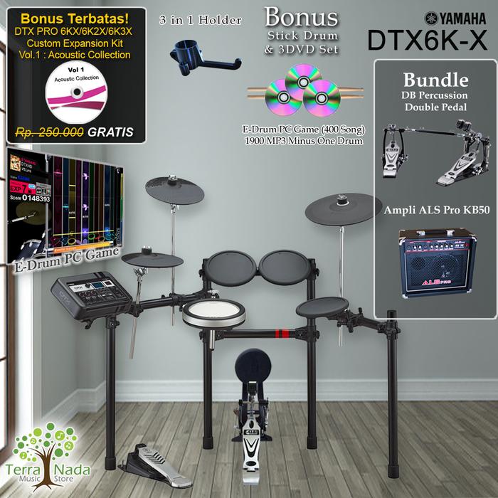 Gambar Drum Elektrik Yamaha DTX6KX/ DTX6K-X/ DTX 6KX / DTX 6 KX / 6K / 6KX - Paket K dari Terra Nada undefined Tokopedia