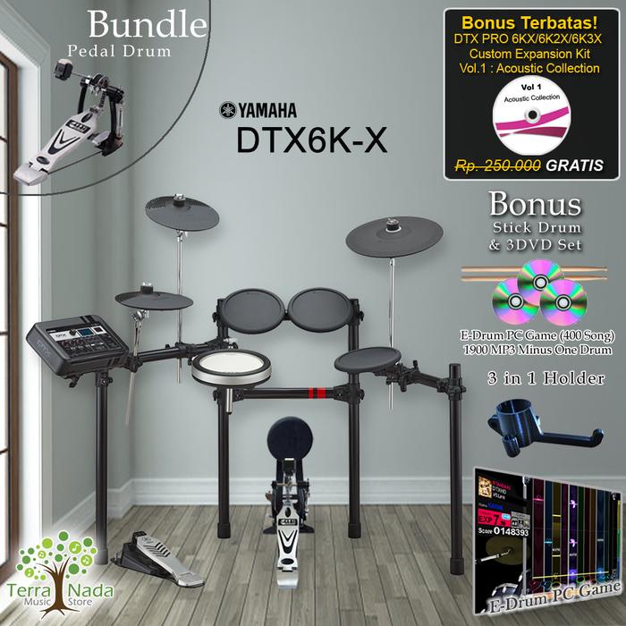 Gambar Drum Elektrik Yamaha DTX6KX/ DTX6K-X/ DTX 6KX / DTX 6 KX / 6K / 6KX - Paket B dari Terra Nada undefined Tokopedia