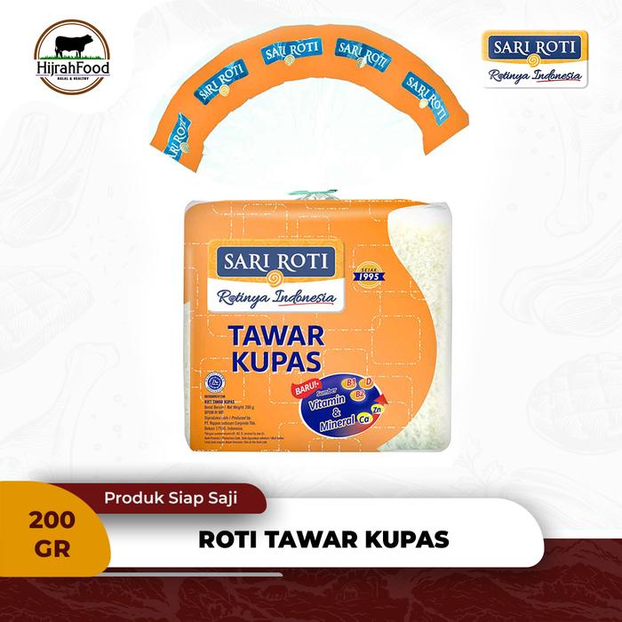 Gambar Sari Roti Tawar Kupas / Special / Gandum - Tawar Kupas dari Hijrahfood Meatshop undefined Tokopedia