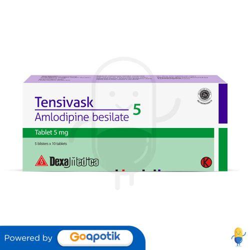 Gambar TENSIVASK 5 MG BOX 50 TABLET dari Apotek Gofarma By GoApotik undefined Tokopedia