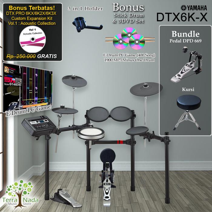 Gambar Drum Elektrik Yamaha DTX6KX/ DTX6K-X/ DTX 6KX / DTX 6 KX / 6K / 6KX - Paket D dari Terra Nada undefined Tokopedia