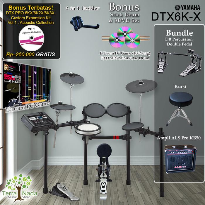 Gambar Drum Elektrik Yamaha DTX6KX/ DTX6K-X/ DTX 6KX / DTX 6 KX / 6K / 6KX - Paket L dari Terra Nada undefined Tokopedia
