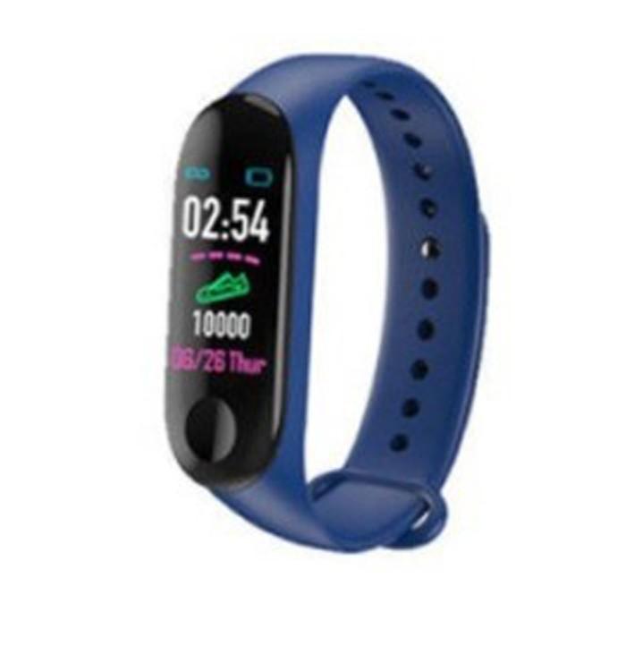 Gambar Smartband M3 Original 100% Smartwatch - Blue dari SmartClick.id undefined Tokopedia
