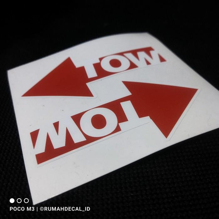Gambar Terbaru Stiker Towing hook OMP Original - TOW dari Star_OfficialSTORE undefined Tokopedia