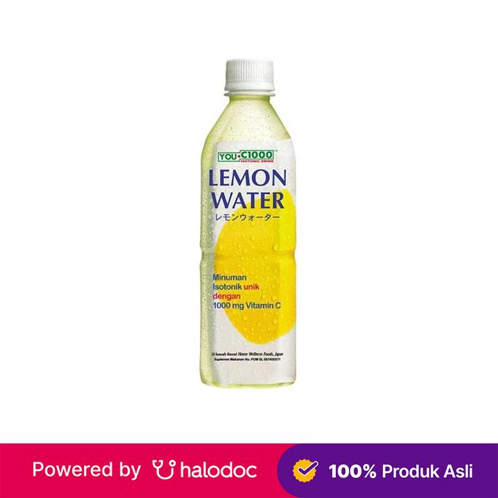 Gambar You-C 1000 Lemon Water 500 ml  - Multivitamin - Halodoc dari Apotek Sumber Waras Kota Malang undefined Tokopedia