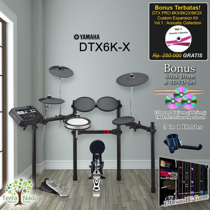 Gambar Drum Elektrik Yamaha DTX6KX/ DTX6K-X/ DTX 6KX / DTX 6 KX / 6K / 6KX - Paket A dari Terra Nada undefined Tokopedia