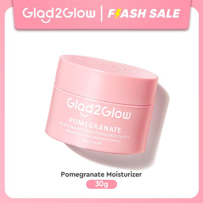 Gambar cream pelembab wajah whitening glowing gel day dan night cream skincare Pomegranate niacinamide brightening moisturizer 30g - Flash sale-30g dari Gisyan store undefined Tokopedia