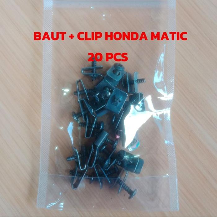 Gambar Baut Klip Clip Baut Body Motor Supra - Isi 20 Pcs dari RacingShopMotors undefined Tokopedia