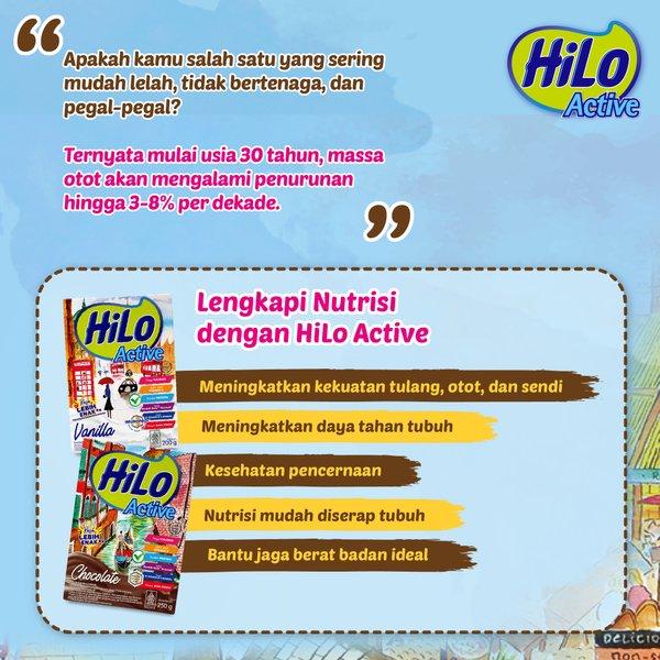 Gambar Twin Pack - HiLo Active Chocolate 1000 gr - Susu Tinggi Kalsium dari yhan phonestore undefined Tokopedia