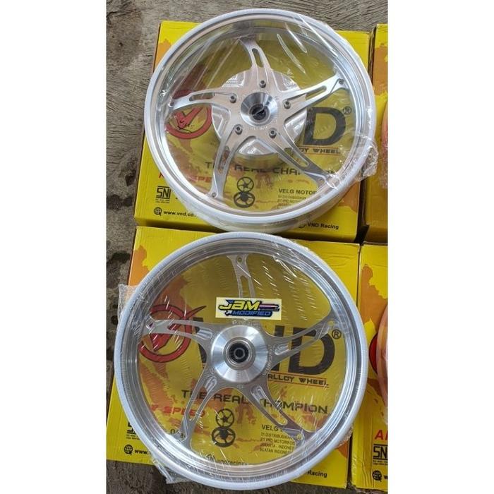 Gambar VELG VND NEW SPEED BEAT/SCOOPY/VARIO 125/150/160 CBS 185-215 RING 14 - Chrome, VARIO 125/150 dari HappyProject Feat JBM undefined Tokopedia