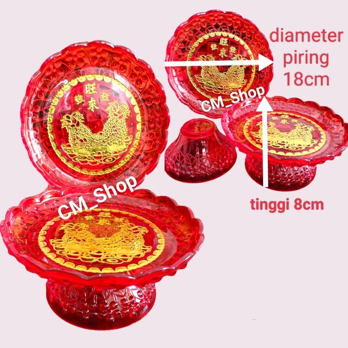 Gambar piringan sembahyang piring merah sembahyang - piring+bubble dari CM-Sh0p undefined Tokopedia