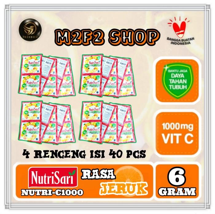 Gambar GOJEK|GRAB NutriSari Minuman Serbuk Nutri C1000 | Jeruk Sachet - 6 gr (4 Renceng) dari U SIDE undefined Tokopedia