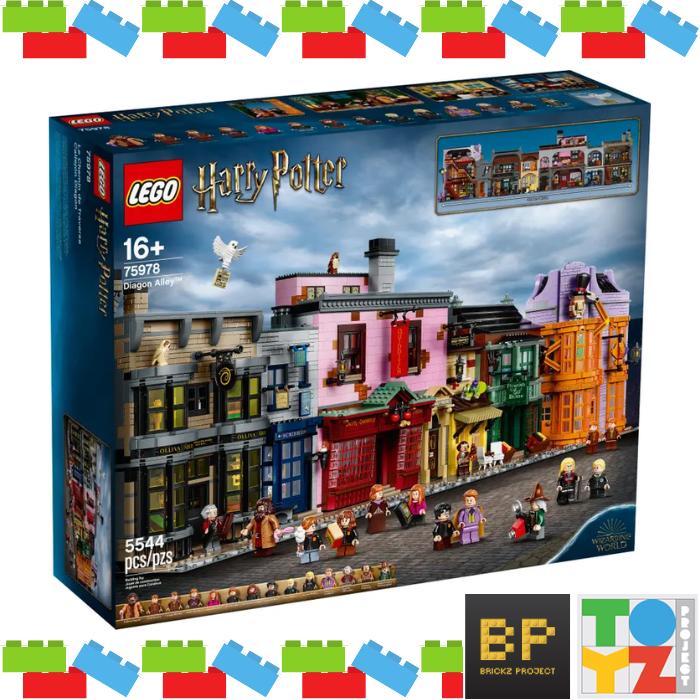 Gambar LEGO Harry Potter 75978 Diagon Alley dari Brickz Project undefined Tokopedia