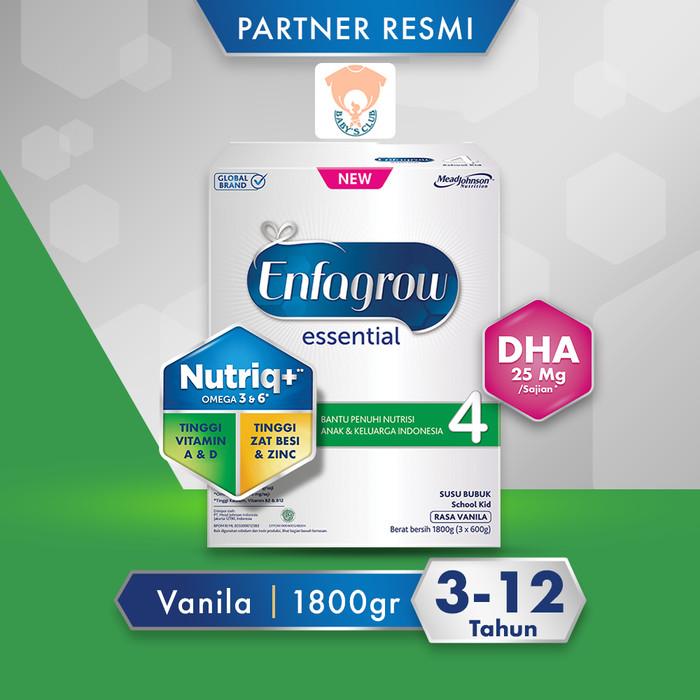 Gambar PTR Enfagrow Essential 4 1800 Gram Vanila (3-12 Tahun) dari dillShop8 undefined Tokopedia