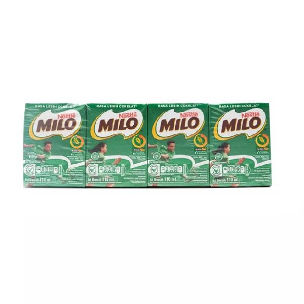 Gambar MILO ACTIV-GO UHT 4 X 110 ML dari Primo Palembang undefined Tokopedia