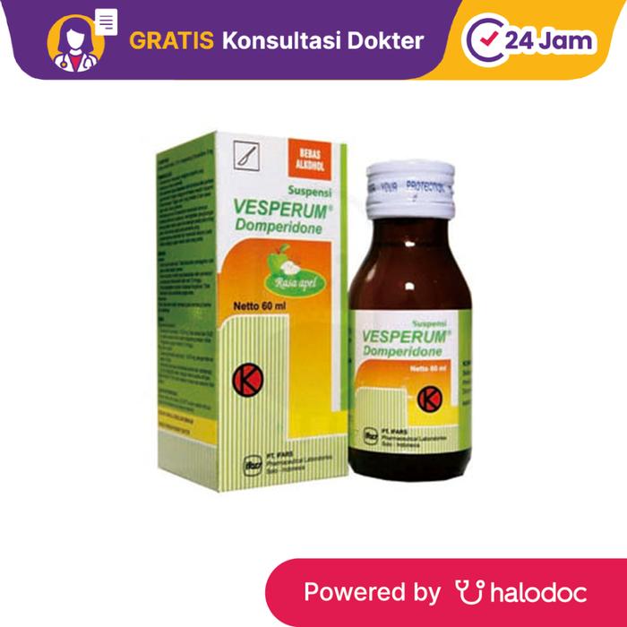 Gambar Vesperum Sirup 60 ml - Obat Mual & Muntah - Halodoc dari Apotek Halomedika Cicendo undefined Tokopedia