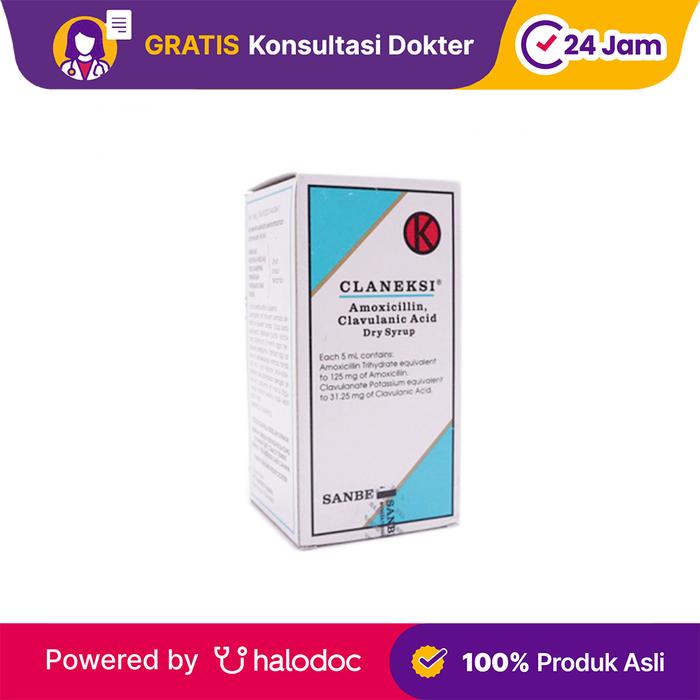 Gambar Claneksi Dry Sirup 60 ml - Antibiotik - Halodoc dari Apotek Halomedika Cicendo undefined Tokopedia