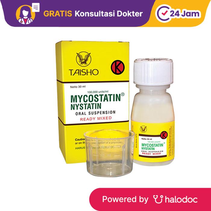 Gambar Mycostatin 30 ml - Obat Antijamur - Halodoc dari Apotek Halomedika Cicendo undefined Tokopedia