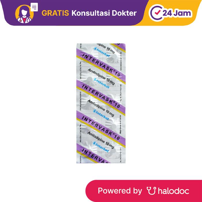 Gambar Intervask 10 mg 10 Tablet - Hipertensi - Halodoc dari Apotek Kosambi Jakarta Barat undefined Tokopedia