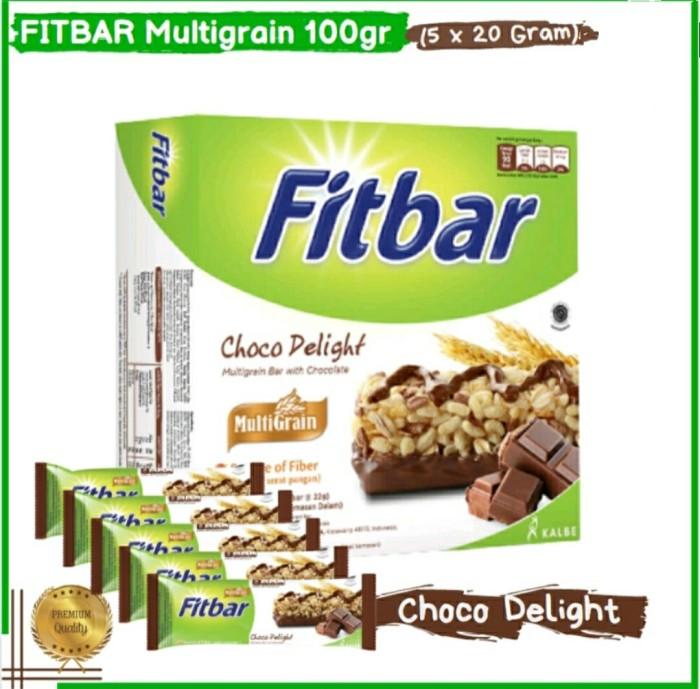 Gambar M4N74. Fitbar Multigrain Fruits 5x22gr - Fruit Delight - Choco Delight dari Camomile_Accesories undefined Tokopedia