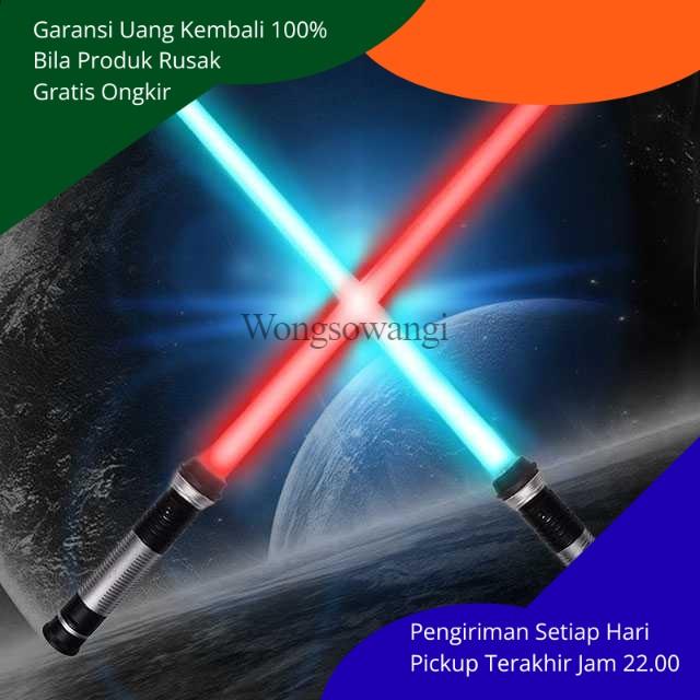 Gambar Ori Mainan Pedang Star Wars Saber Double Bladed Light dari WONGSOWANGI undefined Tokopedia