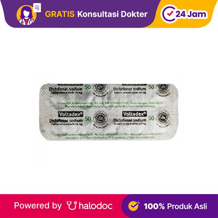 Gambar Voltadex 50 mg 10 Tablet - Obat Pereda Demam & Nyeri - Halodoc dari Apotek Kosambi Jakarta Barat undefined Tokopedia
