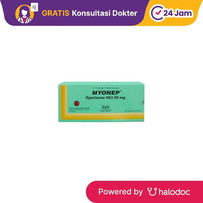 Gambar Myonep 50 mg 10 Tablet - Nyeri Otot - Halodoc dari Apotek Kosambi Jakarta Barat undefined Tokopedia