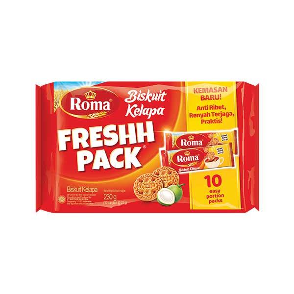 Gambar ROMA BISCUIT KELAPA FRESH PACK 230 g dari Primo Palembang undefined Tokopedia