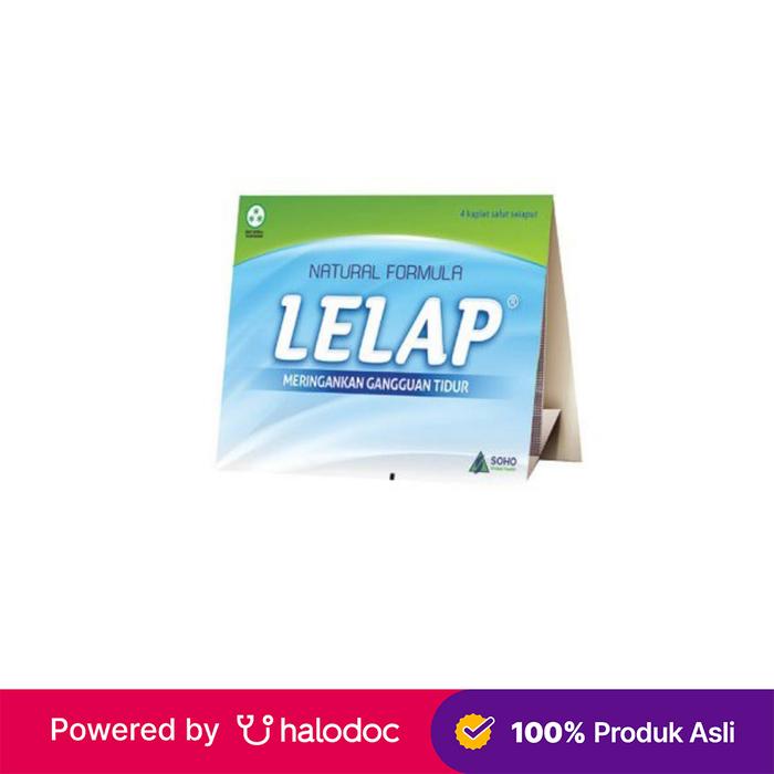 Gambar Lelap 4 Kaplet - Meringankan Gangguan Tidur - Halodoc dari Apotek Halomedika Kp Rambutan undefined Tokopedia