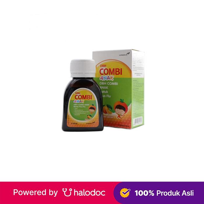 Gambar OBH Combi Anak Batuk Plus Flu Jeruk 60 ml - Obat Batuk & Flu - Halodoc dari Apotek Kasih Ibu Larangan undefined Tokopedia
