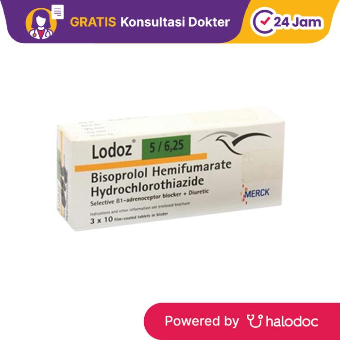 Gambar Lodoz 5 mg 10 Tablet - Hipertensi - Halodoc dari Apotek Kosambi Jakarta Barat undefined Tokopedia