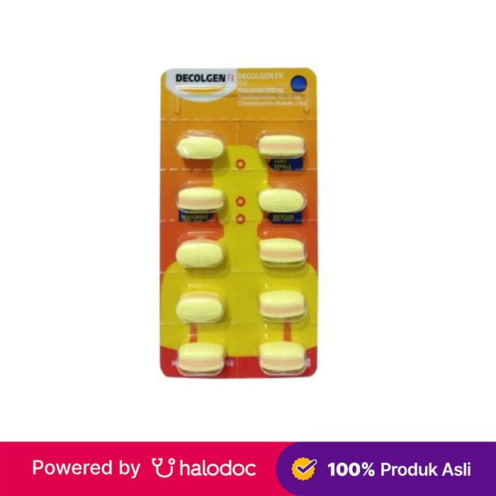 Gambar Decolgen Fx 10 Tablet - Obat Batuk & Flu - Halodoc dari Apotek Halomedika Kp Rambutan undefined Tokopedia