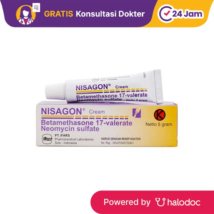 Gambar Nisagon Cream 5 g - Infeksi Kulit - Halodoc dari Apotek Halomedika Cicendo undefined Tokopedia