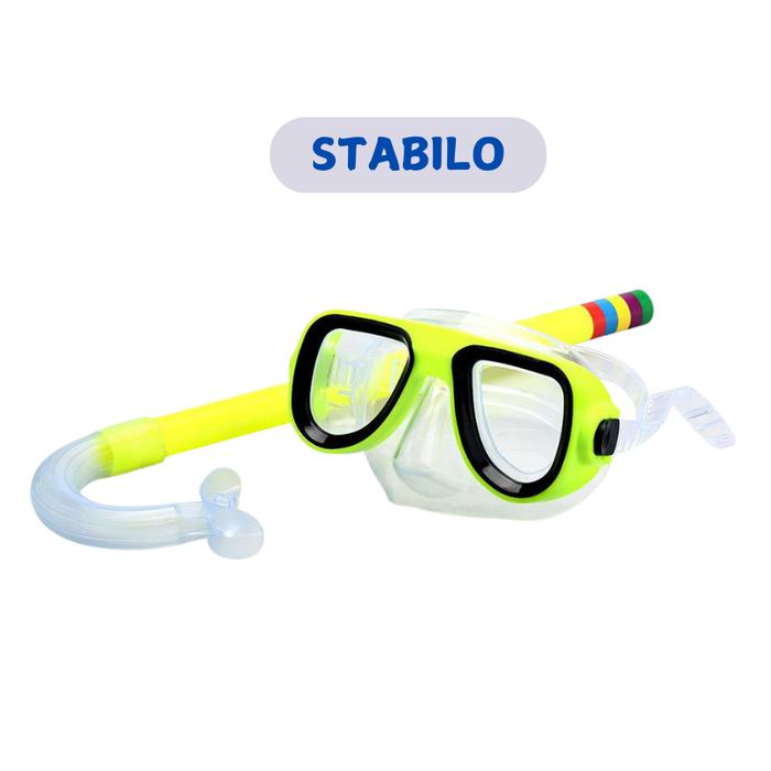 Gambar Kacamata Selam Diving Anak Masker Alat snorkling / Snorkel untuk Anak Laki Laki dan Perempuan - Stabilo dari gojekolshop undefined Tokopedia