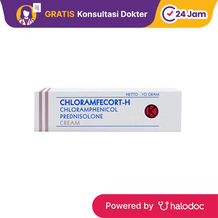 Gambar Chloramfecort H Cream 10 g - Infeksi Kulit - Halodoc dari Apotek Kosambi Jakarta Barat undefined Tokopedia